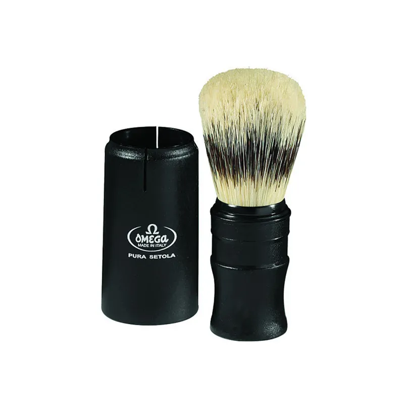 Omega Sterilized Pure Bristles Shaving Brush